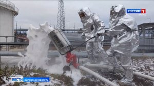 На объекте Горьковской железной дороги прошли совместные пожарно-тактические учения