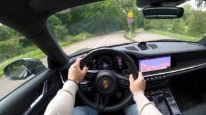 Porsche 911 (992) Carrera S 2019 [3.0 л. 450 л.с.] POV test drive