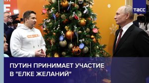 Путин принимает участие в "Елке желаний"