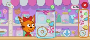 Три Кота Мультфильм Игра с карамельками