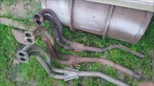 Нива 2121. Замена приёмной трубы 2, с препятствиями