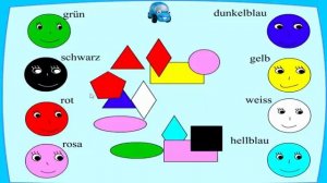 Учим цвета по-немецки. Обучающий мультик.