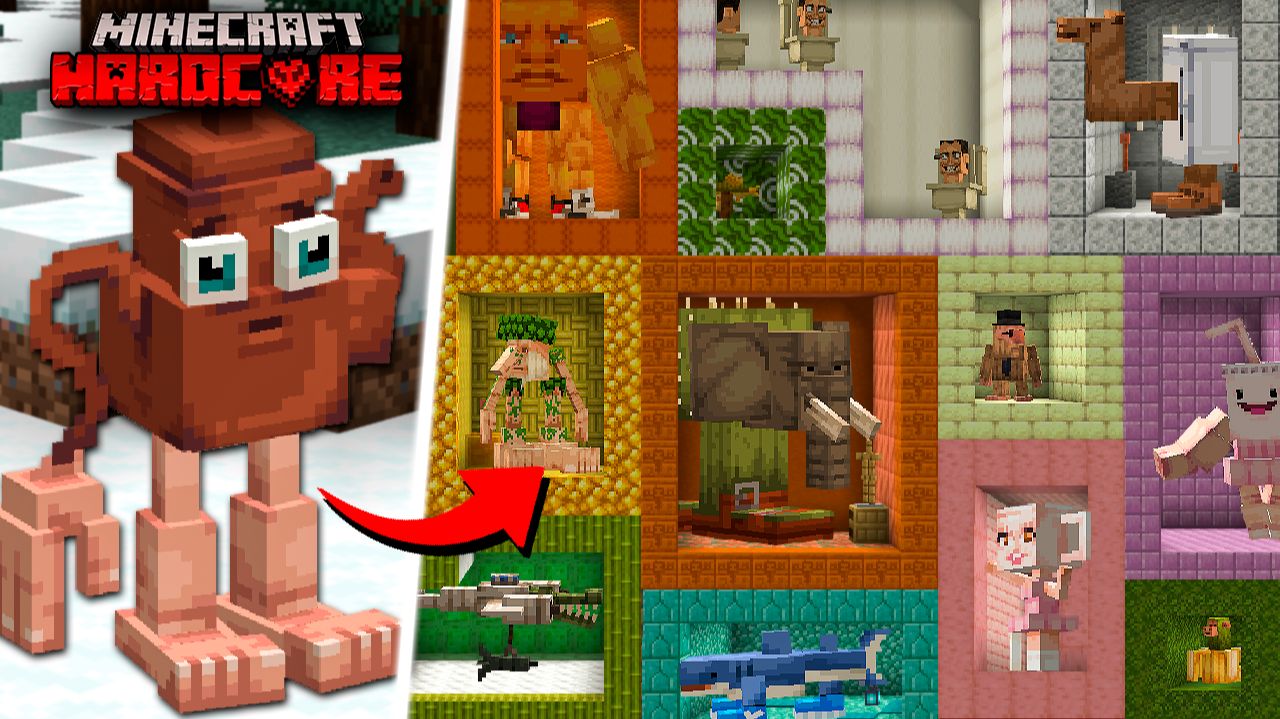 Создал ЗООПАРК БРЕЙНРОТОВ в Майнкрафт ХАРДКОР!