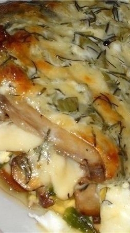 🐟 Запечённая скумбрия в сметане с луком