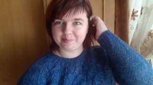 АРХИВ. Платье спицами с кокеткой/ обзор модели и пряжи #платьеспицами