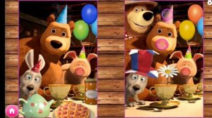 Маша и медведь. Мини игры мультфильм игра