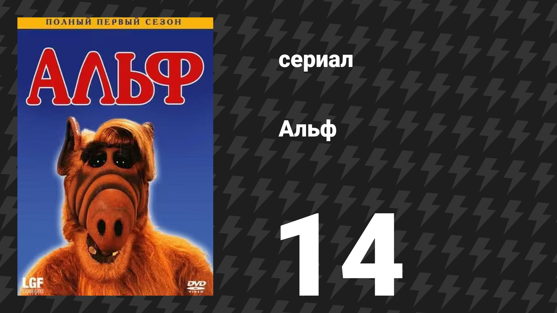 Альф 1 сезон 14 серия «Немного мыла» (сериал, 1987)