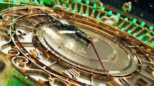 футаж с новым годом часы звук