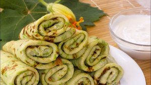 Тонкие Зеленые Кабачковые Блины