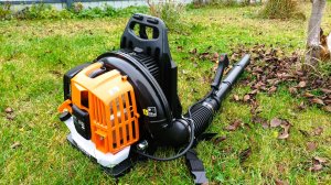 Воздуходувка бензиновая Gigant. Работает? Да. И очень громко 💖