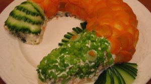 Селедка под грибной шубой