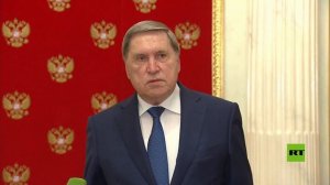 تصريحات صحفية لمساعد الرئيس الروسي بعد مباحثات الرئيس بوتين مع المبعوثين الامريكيين ويتكوف وكوشنير