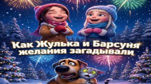 Как Жулька и Барсуня желания загадывали — смешная и добрая сказка о звёздах, телескопе и фейерверке