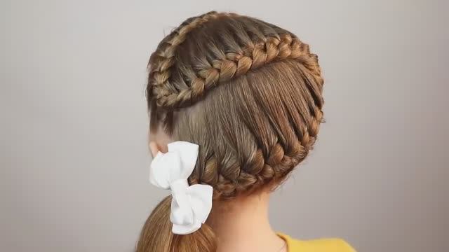 Прическа Змейка дракончик