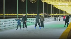 Ледовая сказка на Царской набережной в Москве — открытие катка в Коломенском