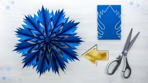 ❄ 3D Снежинка на Рождество и праздники ❄