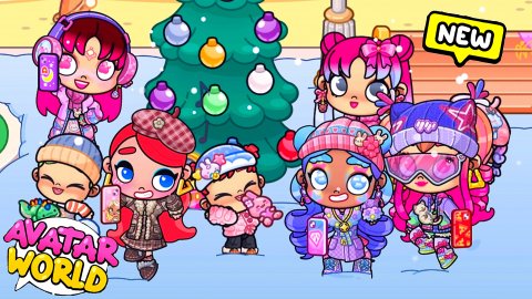 Малыши сбежали на новогоднюю ёлку 🎄/♥️AVATAR WORLD СЕМЕЙНЫЕ ИСТОРИИ♥️