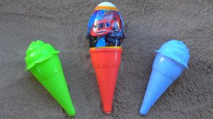 Открываем Яйцо Сюрприз С Игрушкой Вспышка и Чудо Машинки  | Учим Цвета и Цифры | Детские  Песенки