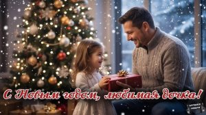 С Новым годом, любимая дочка (от папы) 🎵 Песня