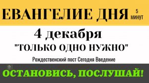 Евангелие дня (Введение во храм) Ты суетишься о многом, а нужно только одно. Главный урок Христа
