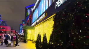 Москва ночью красивый свет тихие улицы и ощущение полной безопасности перед праздниками 🌆❄️