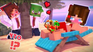 ПАРНИ ПОПАЛИ НА ОСТРОВ И НАШЛИ ЕЁ? В МАЙНКРАФТЕ, МУЛЬТФИЛЬМ