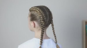 Две прически для школы на каждый день