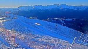 Горный курорт Роза Хутор. 2320м. Роза Пик, Южный склон.