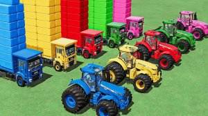 МАШИНКИ ВИДЕО ПРО МАШИНКИ УПРАВЛЯЕМ ЦВЕТНЫМИ ТРАКТОРАМИ ЦВЕТНЫЕ МАШИНКИ ИГРУШКИ МАШИНКИ