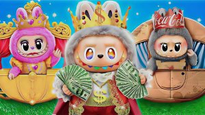 Лабубу. Сделай сам принцессу Лабубу из картона и золотинки. Веселый урок своими руками