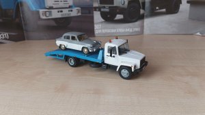 Обзор модели Газ-3307  "Эвакуатор", масштаб 1:43, "Deagostini"
