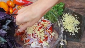 А я нашла рецепт вкусного салатика с кальмарами и крабовыми палочками))) Ловите рецепт!🤗🤗🤗