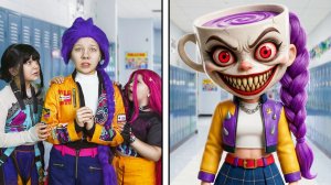 Балерина Каппучина украла личность РУМИ 😱! К поп Охотники на демонов короткометражный фильм!