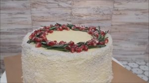 Невероятно ВКУСНЫЙ ЙОГУРТОВЫЙ торт. Украшение ГОЛЫЙ ТОРТ. Сборка и рецепт торта