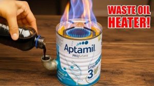 Самодельный обогреватель на отработанном масле 3 в 1 — скрытая бесплатная энергия на зиму 2025 🔥