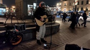 Уличный Музыкант Площадь Востания