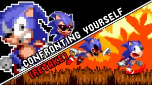 Confronting yourself Sonic exe Sprite animation (Против самого себя Соник.ехе Спрайтовая Анимация)