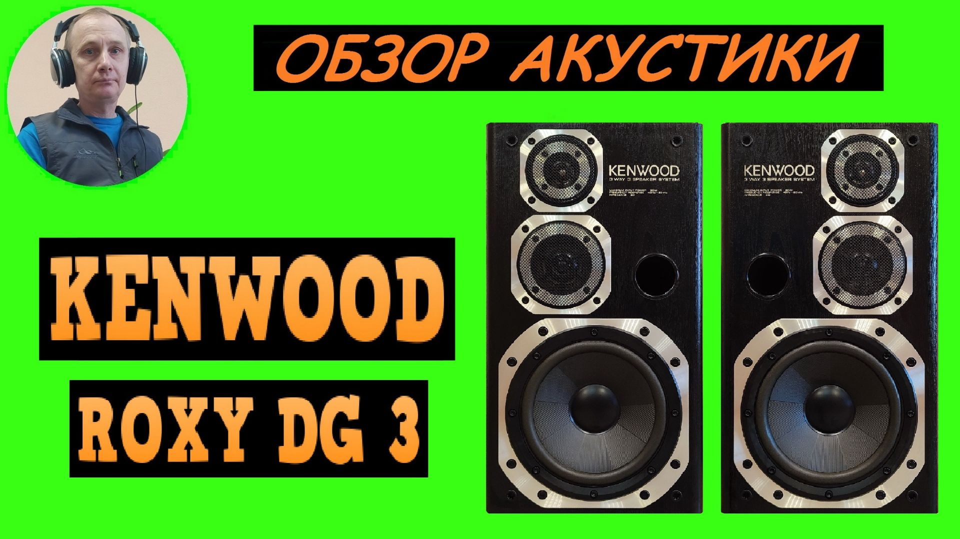 Обзор акустической системы KENWOOD ROXY DG3 смотреть онлайн