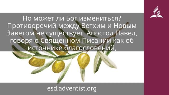4 декабря 2025  Закон Господа совершен  Под сенью благодати . Под сенью благодати | Адвентисты