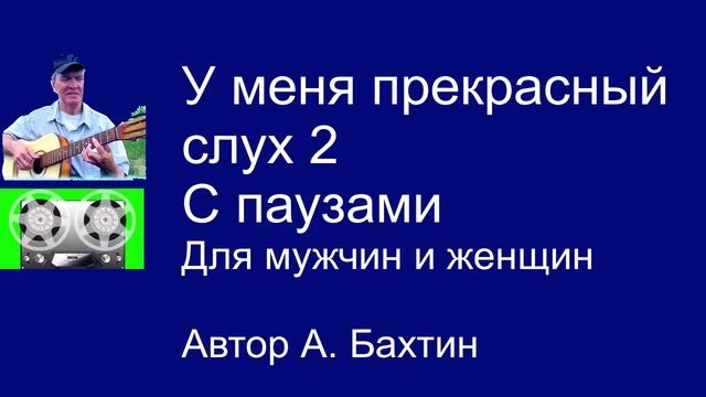 У меня прекрасный слух 2 Стихи с паузами