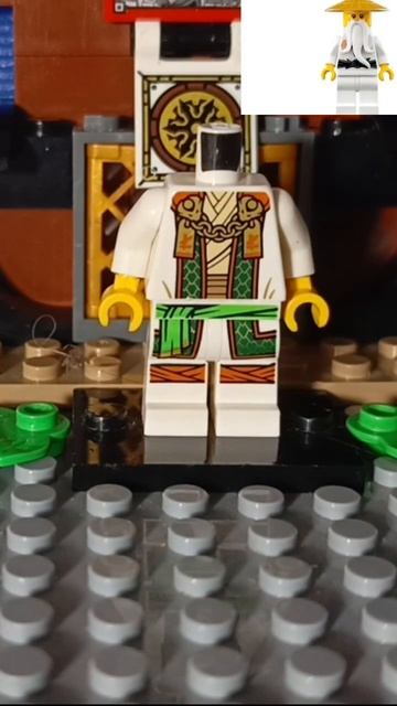 Как сделать мастера ву по 5 сезону Лего lego ниндзяго ninjago  кастом castom