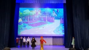 Ученики 2 "Б" класса - сценка из м-ф "Антошка"