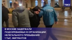 В Москве задержали подозреваемых в организации нелегального пребывания 1 тыс. мигрантов
