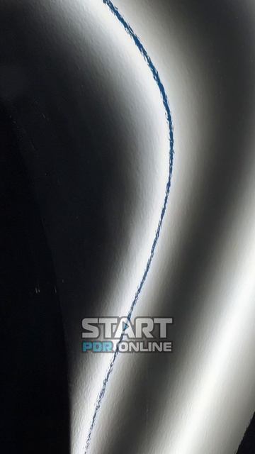 Ремонт острой вмятины на Hyundai Palisade