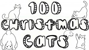 Хорошо спрятались в 100 Christmas Cats