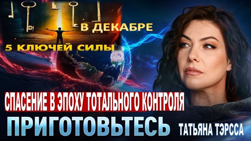 СПАСЕНИЕ В ЭПОХУ ТОТАЛЬНОГО КОНТРОЛЯ | Предсказание Тэрссы на Декабрь 2025
