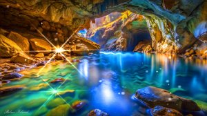 ✨ УСПОКАИВАЮЩАЯ МУЗЫКА ДЛЯ СНА И ЗВУКИ ПРИРОДЫ 🎵 ПОЗИТИВНАЯ МУЗЫКА ДЛЯ ДУШИ В ЗАТОПЛЕННОЙ ПЕЩЕРЕ