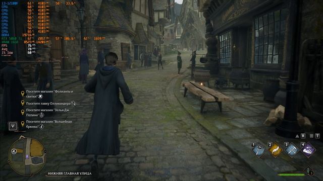 Hogwarts Legacy, 12100F, 5060 Ti 16GB