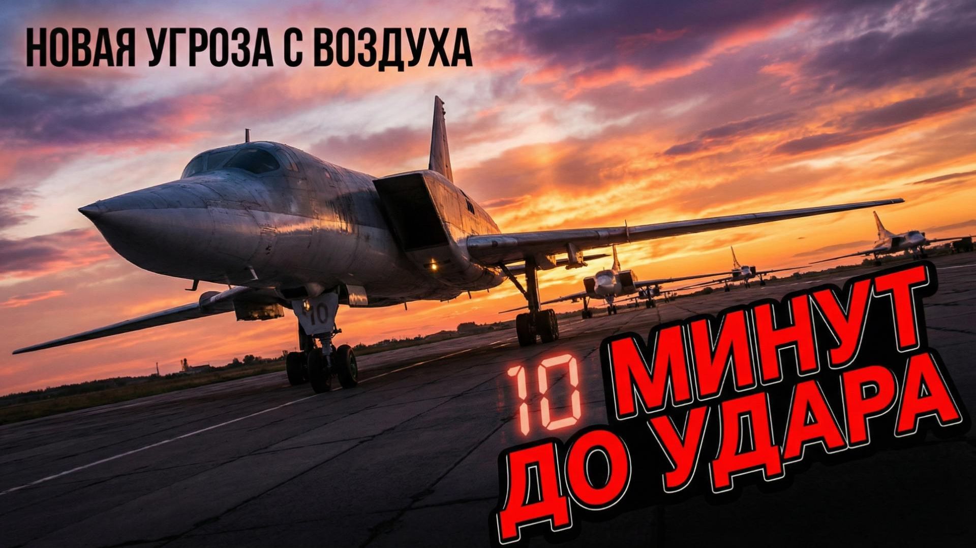 🕒 10 минут до реакции. 16 бомбардировщиков. Одна большая угроза с воздуха