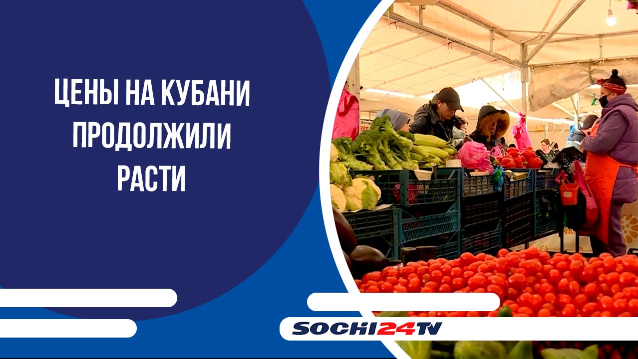 По данным Росстата цены на Кубани продолжили расти